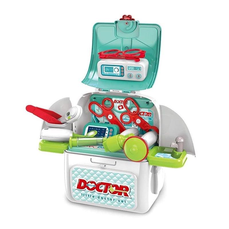 ST ZONE 2-in-1 Kids Doctor Set Toy with Carry Bag | Educational Pretend Play Medical Kit for Boys & Girls - Image 1